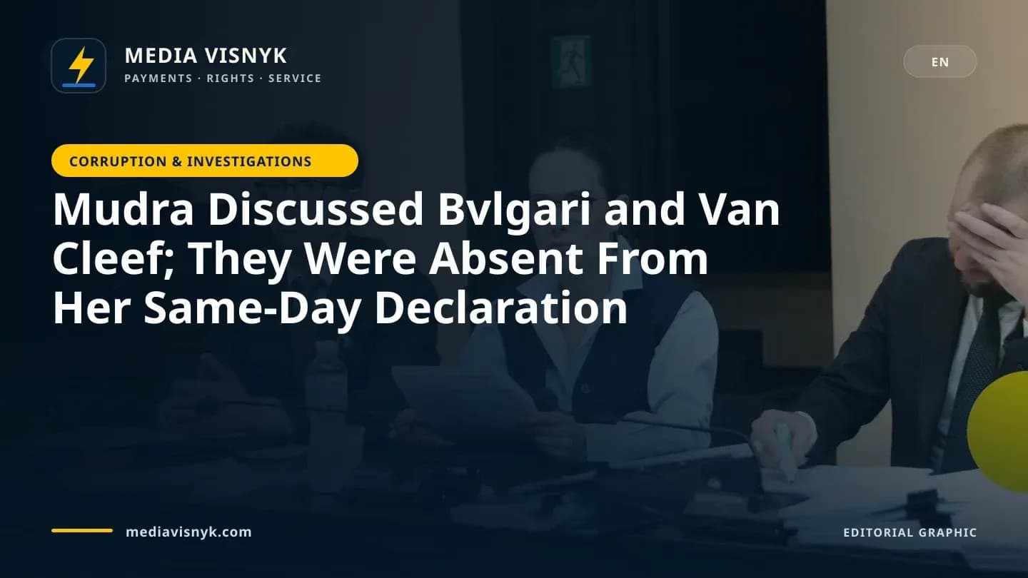 Image accompanying «Mudra Discussed Bvlgari and Van Cleef; They Were Absent From Her Same-Day Declaration»
