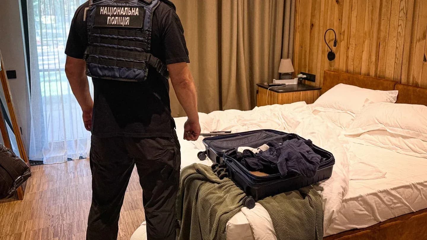 Computer equipment seized during searches in an alleged fake crypto investment office