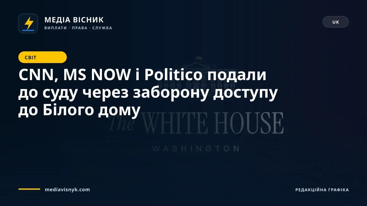 На темно-синьому тлі зображено білий лінійний малюнок великої будівлі з колонами, увінчаної маленьким прапором червоного, білого та синього кольорів, над білим текстом 'The WHITE HOUSE' і дрібнішим текстом з розрідженими літерами 'WASHINGTON'.