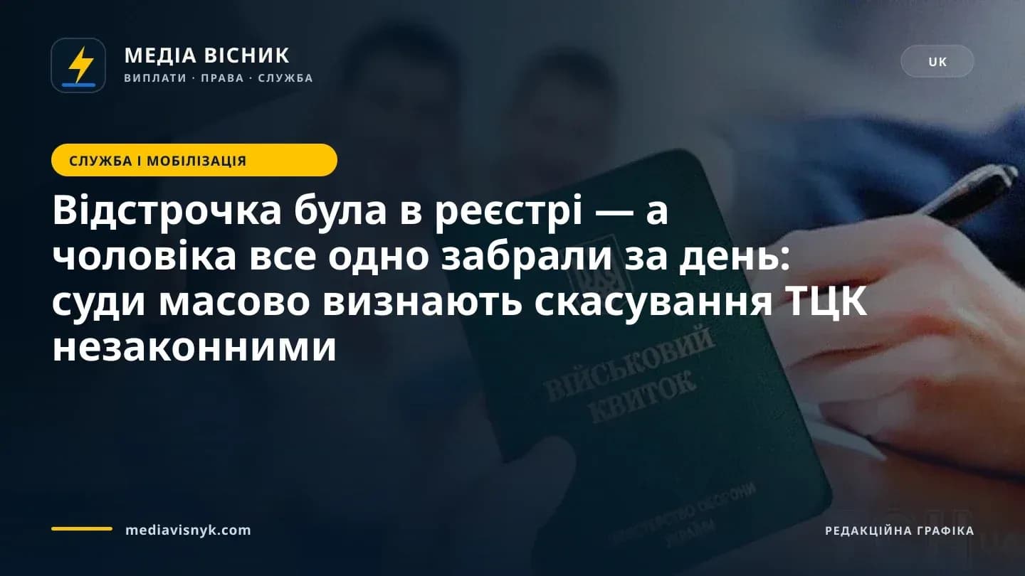 Відстрочка від мобілізації